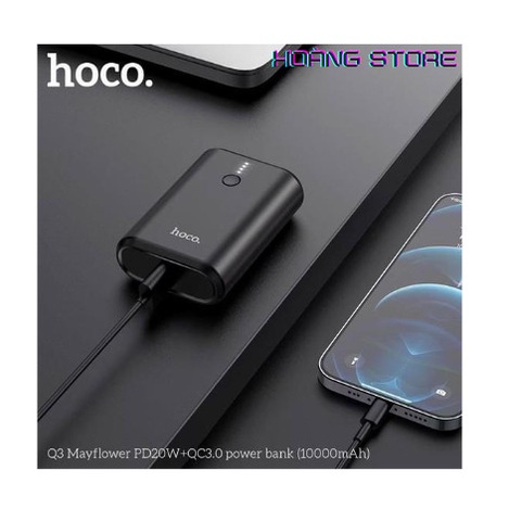 Sạc dự phòng mini siêu tốc 20W 10000mAh HOCO Q3 -Hỗ trợ sạc nhanh _bảo hành 12 tháng