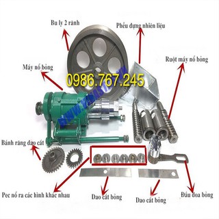 Đầu nổ bỏng gạo 7 béc ra được 7 loại bỏng khác nhau