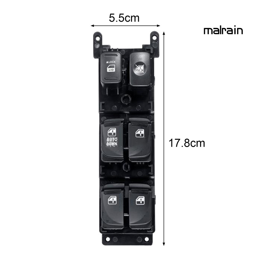 Công Tắc Điều Khiển Cửa Sổ Chống Ăn Mòn Abs 93570-3k010 Cho 05-07 Hyundai-Sonata