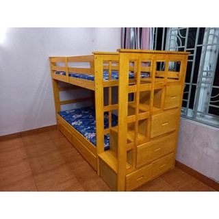 [Freeship HCM] Giường 2 Tầng Ali + 2 Hộc