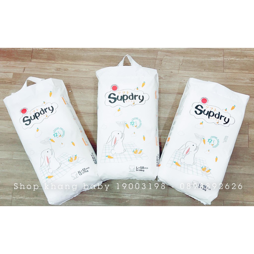Bỉm Supdry Full/Size Dán (S,M,L) Quần (M,L,XL,XXL)siêu phẩm của mẹ và các bé