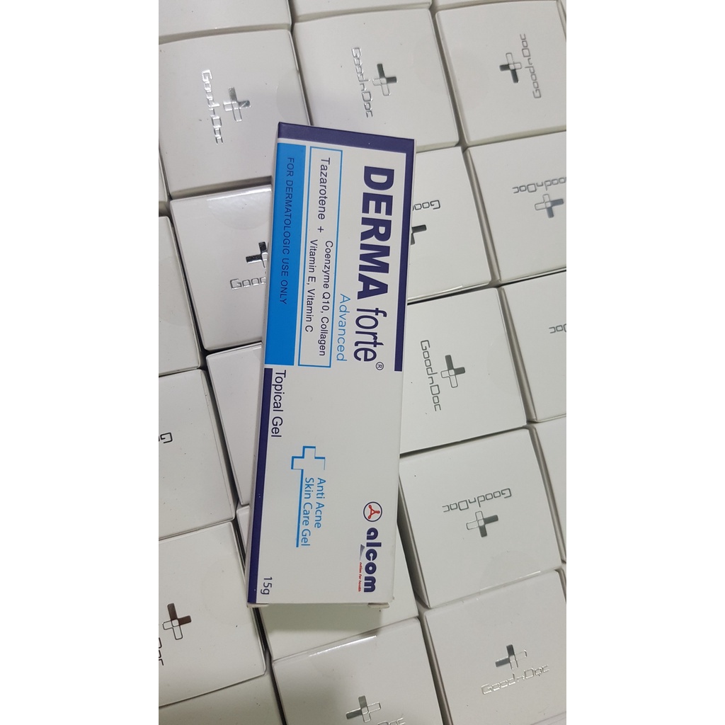 Derma Forte Gel Bản Thường, Bản ADVANCE - Kem Giảm Mụn Ngừa Thâm Trứng Cá, Mụn Ẩn, Mụn Đầu Đen 15g