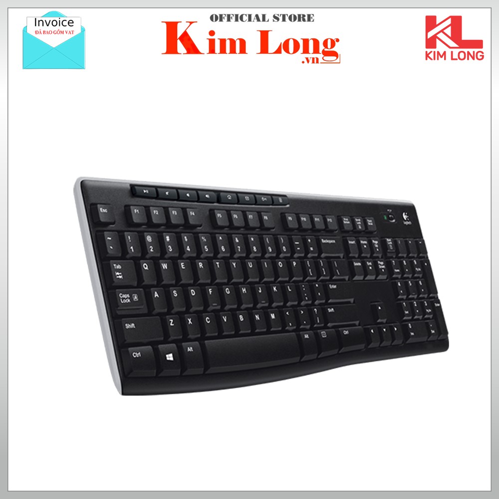 [Mã 155ELSALE giảm 7% đơn 300K] Bàn phím Logitech K270 Không Dây - Bảo hành 3 năm chính hãng