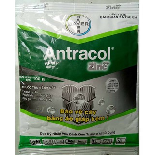 sản phẩm trừ nấm trên cây trồng ANTRACOL gói 100 gr