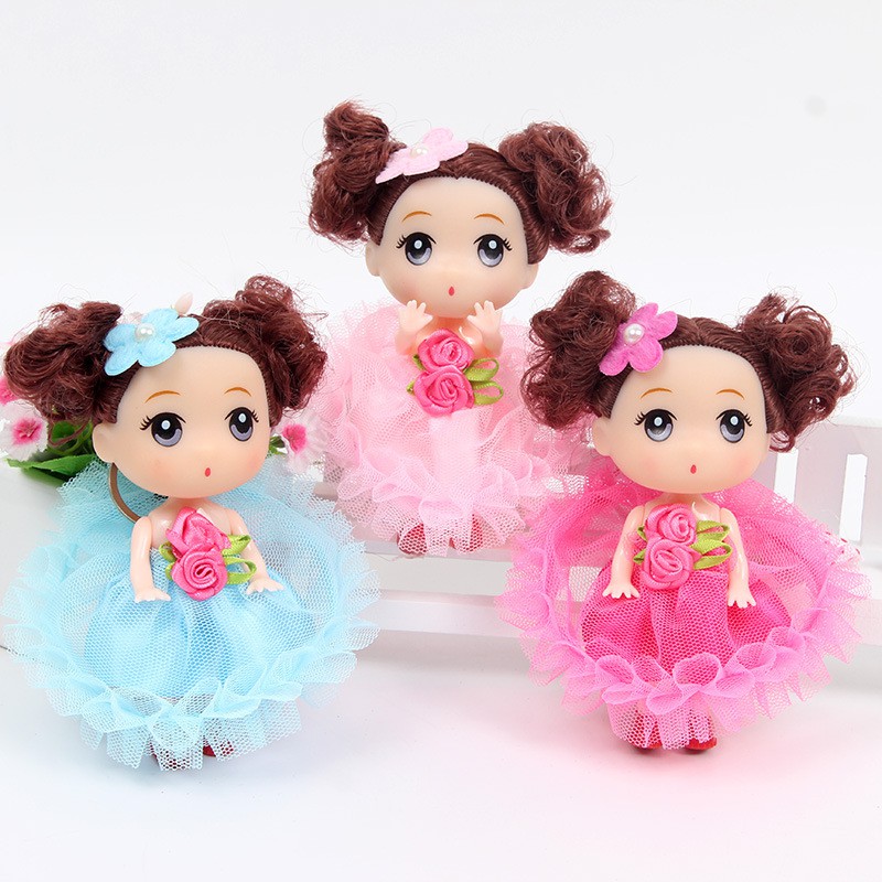 Búp Bê Barbie Mặc Váy Cưới Kiểu Hàn Quốc 12cm Dễ Thương