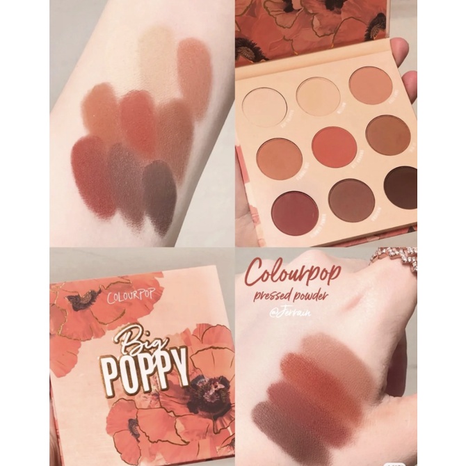 Bảng Phấn Mắt Colourpop Big Poppy 9 Ô