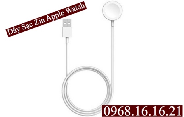 sạc apple watch,dây sạc apple watch,sạc đồng hồ thông minh,hỗ trợ tốt cho các dòng seri 1,2,3,4,5,6.7.se.pin full 100%.