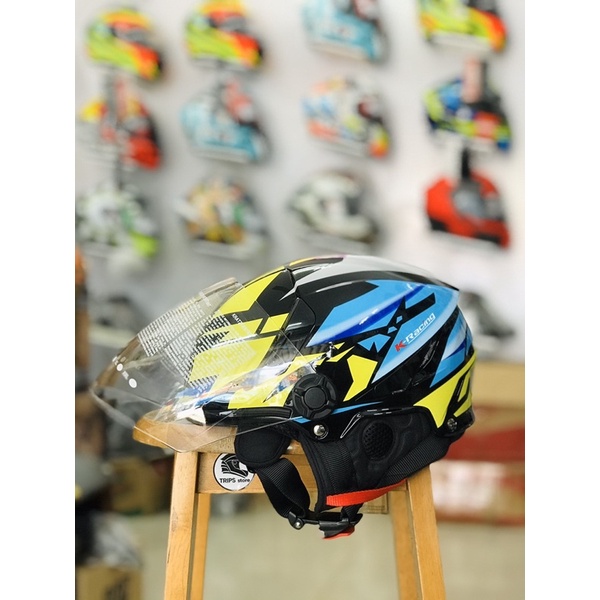 Mũ KYT 1/2 Tiger Jet