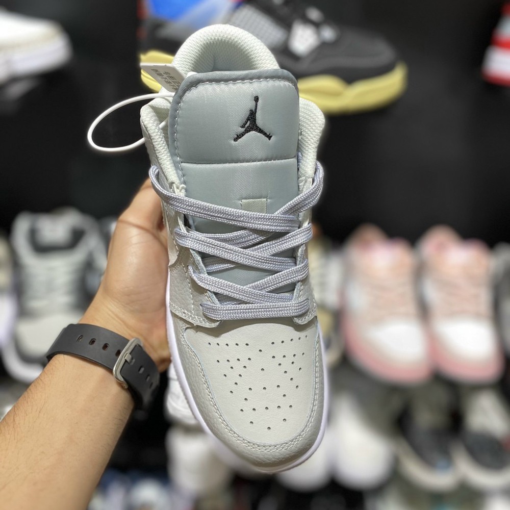 Giày Jordan 1 Low Grey Camo 1:1 Nam Nữ - Giày Sneaker JD1 Cổ Thấp Xám Camo [FREE SHIP + HỘP GIÀY + HỘP BẢO VỆ]