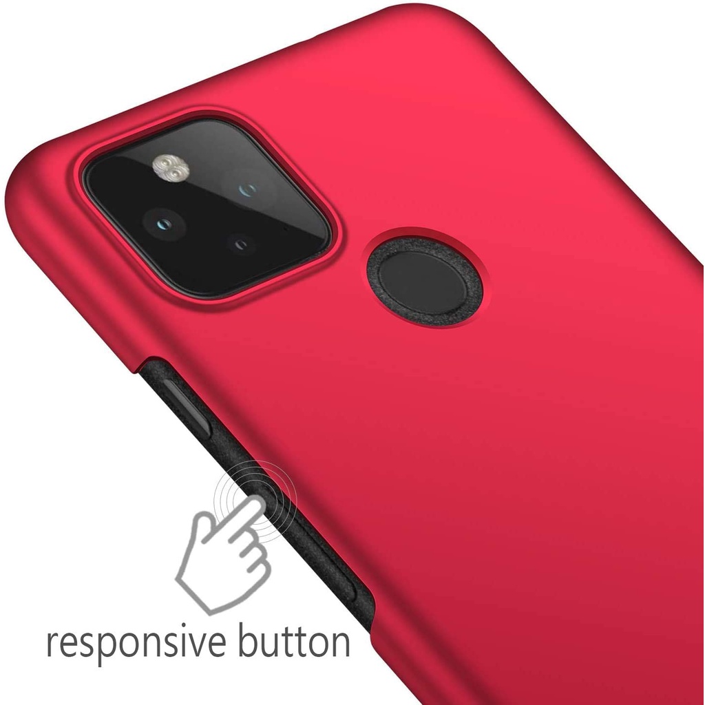 Ốp Điện Thoại Nhựa PC Cứng Siêu Mỏng Mặt Nhám Cho Google pixel 4a 4g 5g 4XL pixel 5 5xl 5a 6 Pro