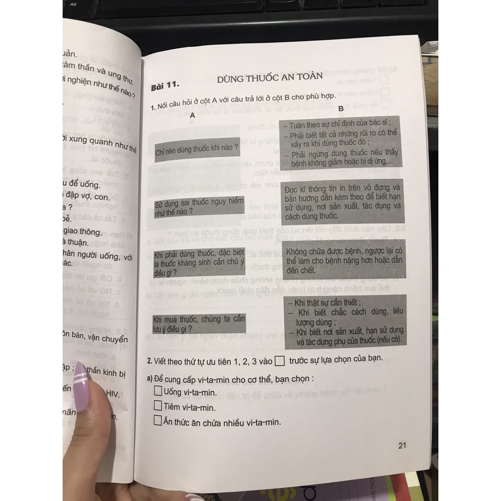Sách - Vở bài tập khoa học 5 + kèm 1 bút chì