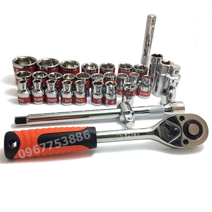 Bộ khẩu 1/2 inch 32 chi tiết