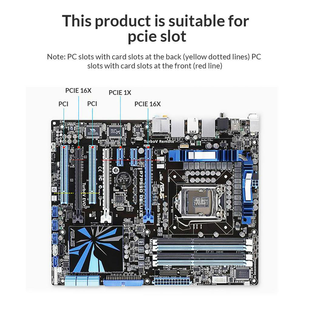 Card Mạng ORICO Mở Rộng 10 / 100M 1 Cổng PCI Express Cho Windows Mac OS10.x Linux 2