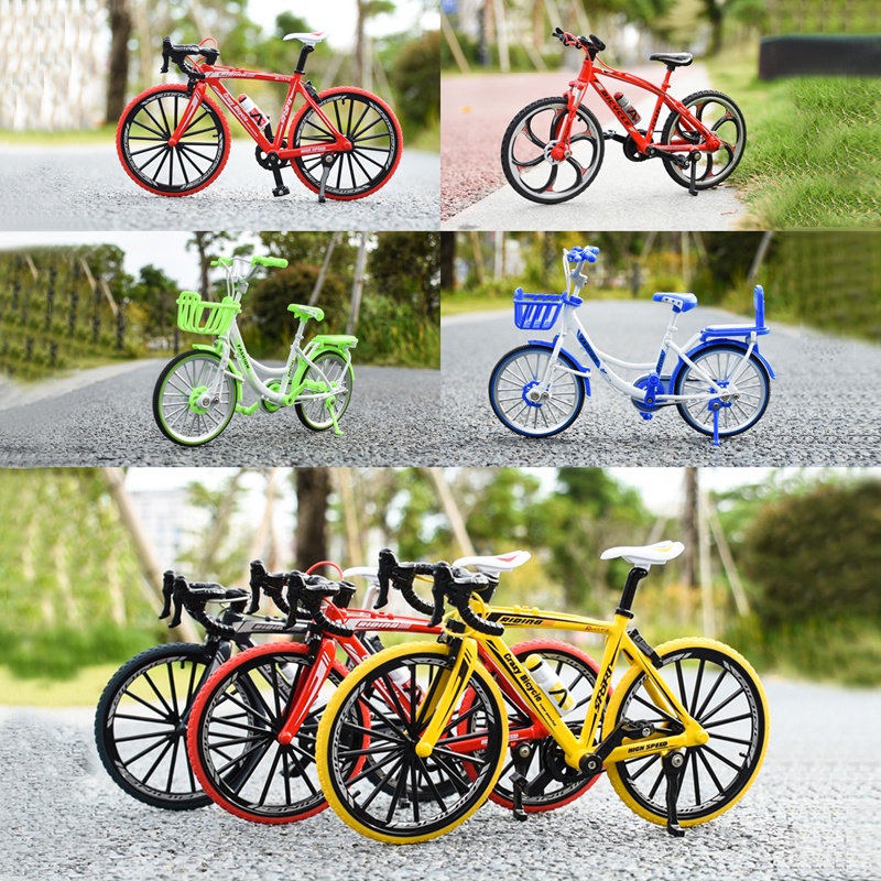 Đồ trang trí Xe Đạp Leo Núi Bằng Hợp Kim Tỉ Lệ 1/10