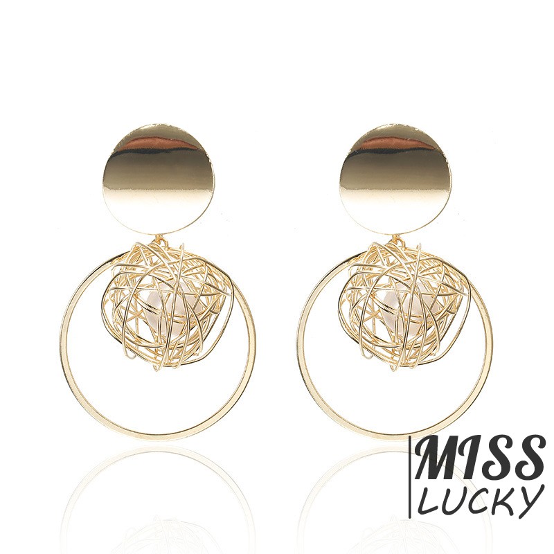 Khuyên tai nữ kiểu dáng thời trang phong cách Hàn Quốc