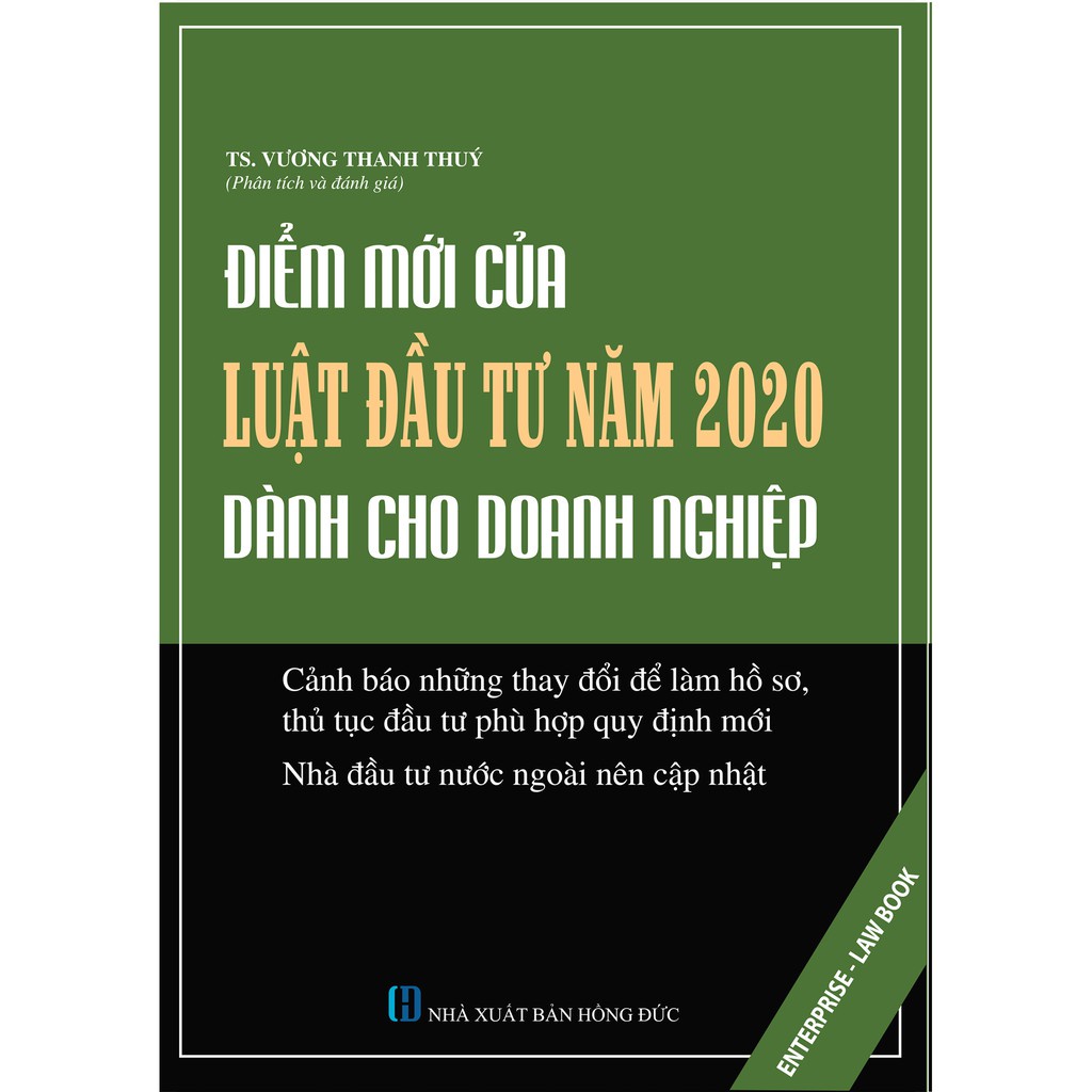 Sách - Điểm Mới Của Luật Đầu Tư Năm 2020 Dành Cho Doanh Nghiệp