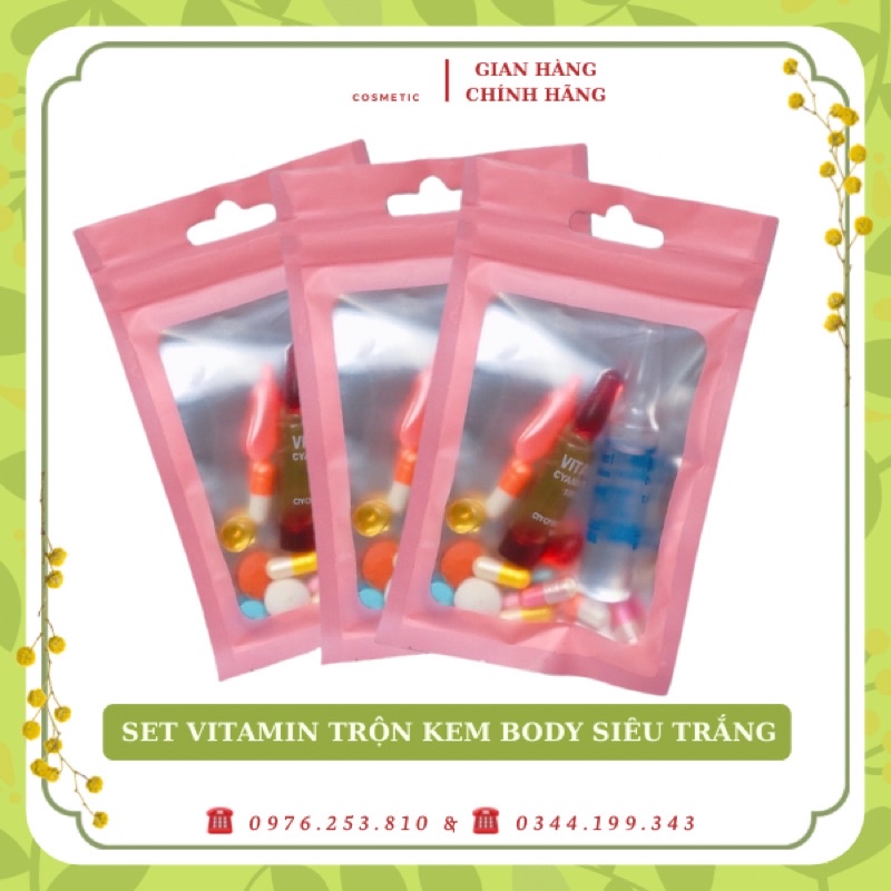 COMBO KÍCH TRẮNG CẤP TỐC - SÉT VIÊN CẤY TRẮNG DA NHANH GẤP 10 LẦN - Trùm Giá Sỉ