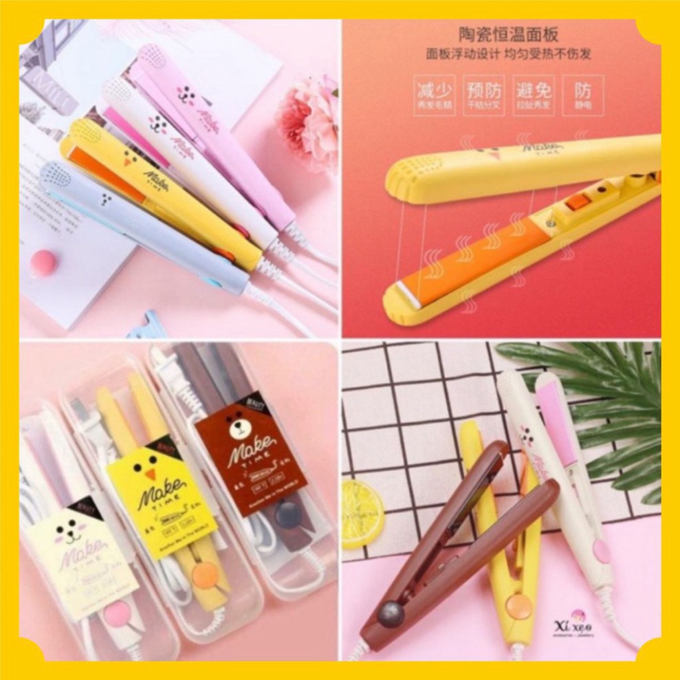 Máy Ép Tóc , Uốn, Duỗi Tóc Mini