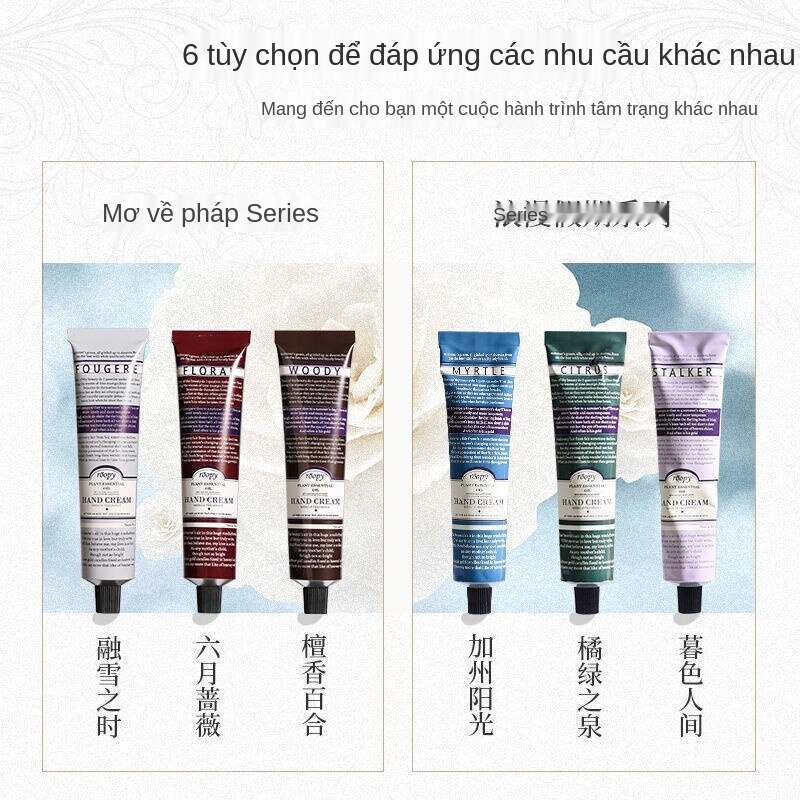 Kem dưỡng da tay Roopy Pháp giữ ẩm, làm mềm da và không nhờn