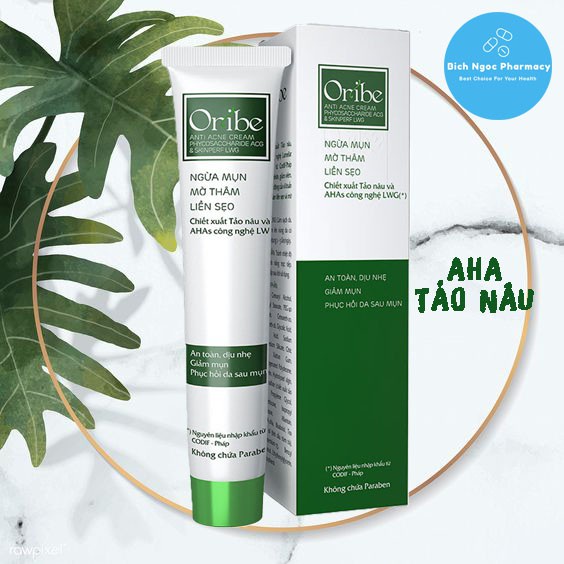 Kem Ngừa Mụn Oribe, Trắng da, Liền sẹo 20g