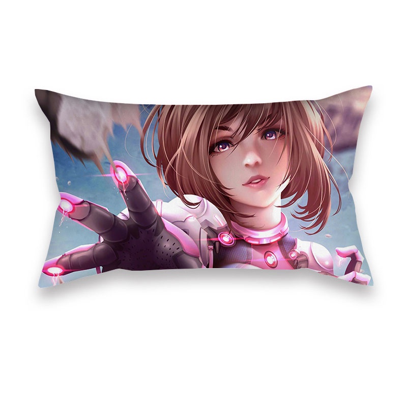 Vỏ Gối Vuông 50*30cm In Hình Nhân Vật Anime My Hero Academia Độc Đáo