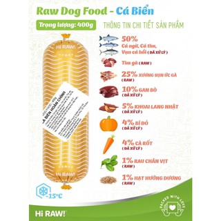 Thịt tươi raw dog cấp đông cho chó