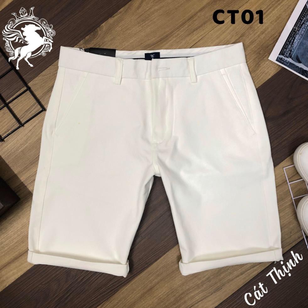 Quần Short Tây Âu, Quần Short Lửng Nam Chất Vải Cotton mè Xịn *