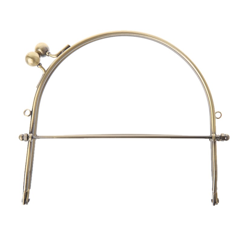 Khung tròn nửa khung có khóa kim loại để làm túi xách/ ví cầm tay