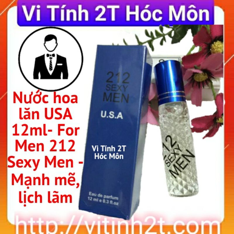 Nước hoa lăn chiết lăn 12ml- For - Mạnh mẽ, lịch lãm