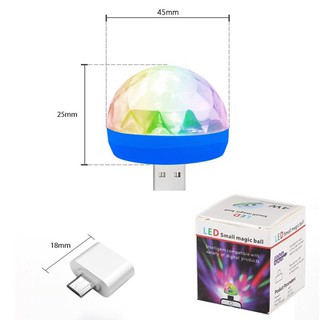 Đèn led theo nhạc cho điện thoại android và cổng usb (AZ122501)