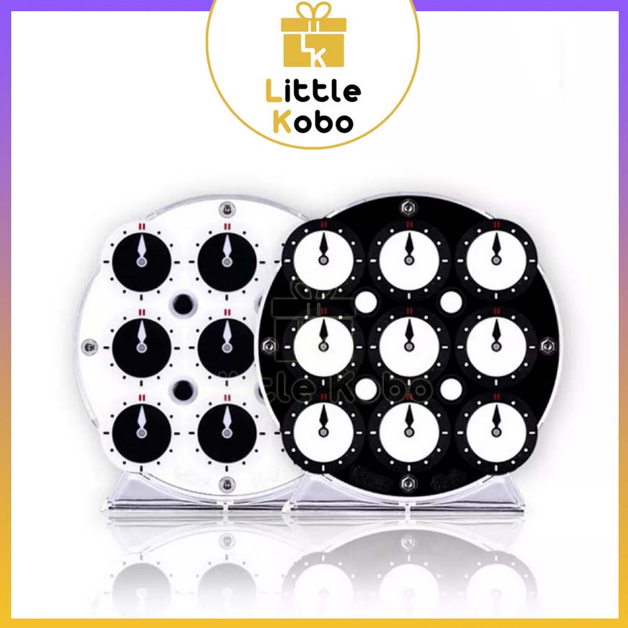 Rubik Clock QiYi ChuanShi Rubic Biến Thể Đồng Hồ Có Nam Châm Siêu Xịn