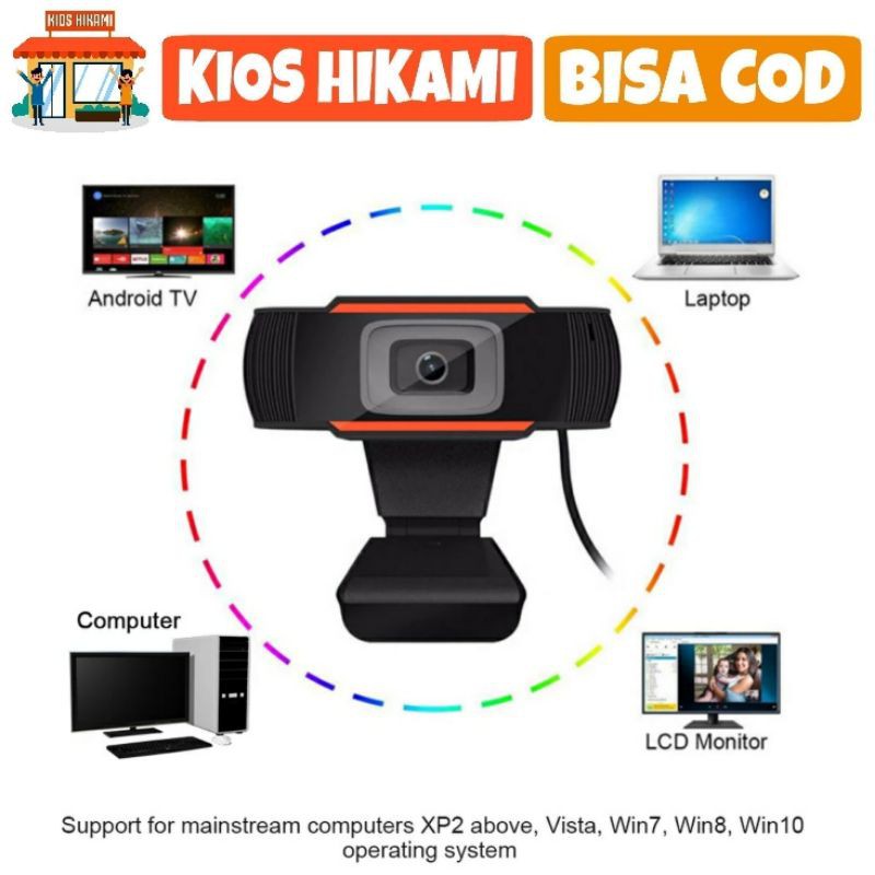 Webcam Hd 720p Tự Động Lấy Nét Tích Hợp Micro Cho Pc Laptop | BigBuy360 - bigbuy360.vn