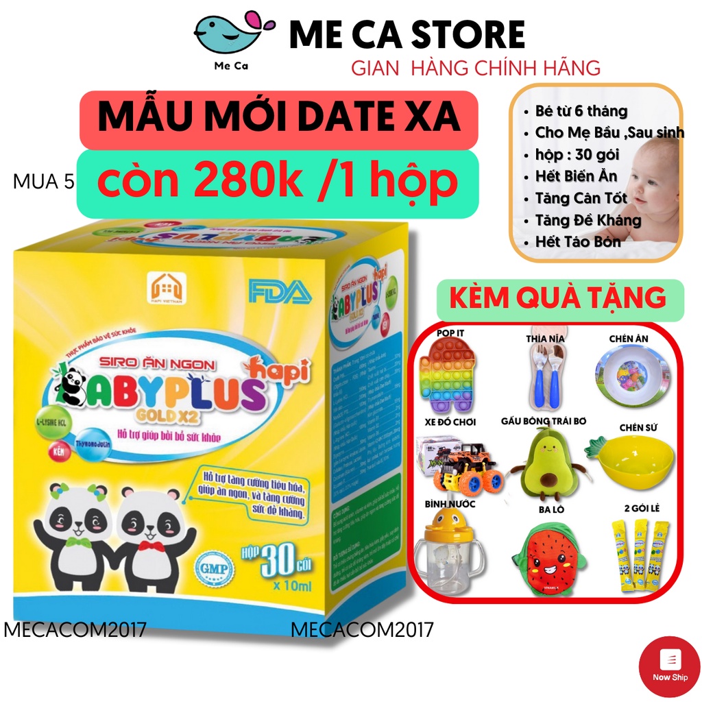 BABYPLUS - Siro Ăn Ngon, Giúp Bé Tăng Cân, Tiêu Hoá Tốt, Tăng Cường Đề Kháng, Hết Táo Bón