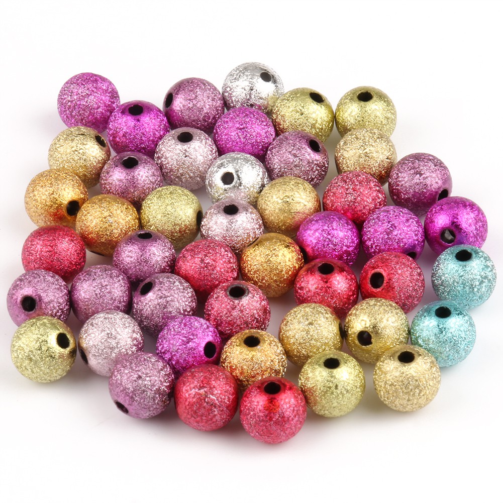 Hạt ngọc trai giả dùng làm phụ kiện trang sức 4mm-12mm