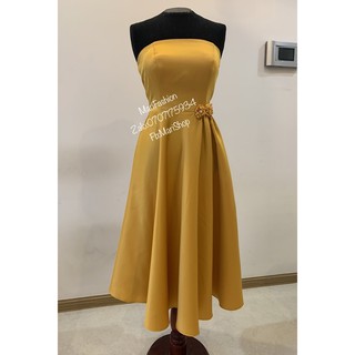 Đầm tiệc cúp ống hoa eo form cực xinh
