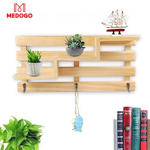 Kệ gỗ treo tường MEDOGO, kệ trang trí