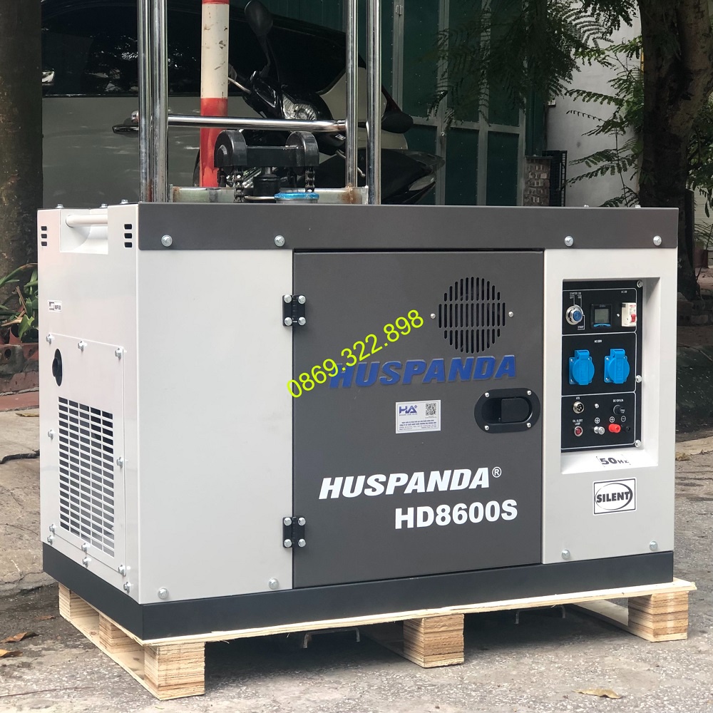Máy Phát Điện Chạy Dầu 7Kw Huspanda HD8600S