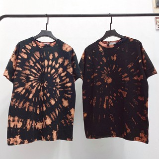 Áo Thun XOÁY Đen (loang ngẫu nhiên)- hình thật