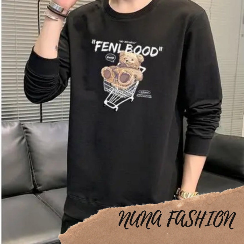 Áo hoodie nam nữ phong cách Hàn Quốc oversize, Áo sweater nỉ siêu đẹp form rộng Unisex dài tay NUNA FASHION HD08