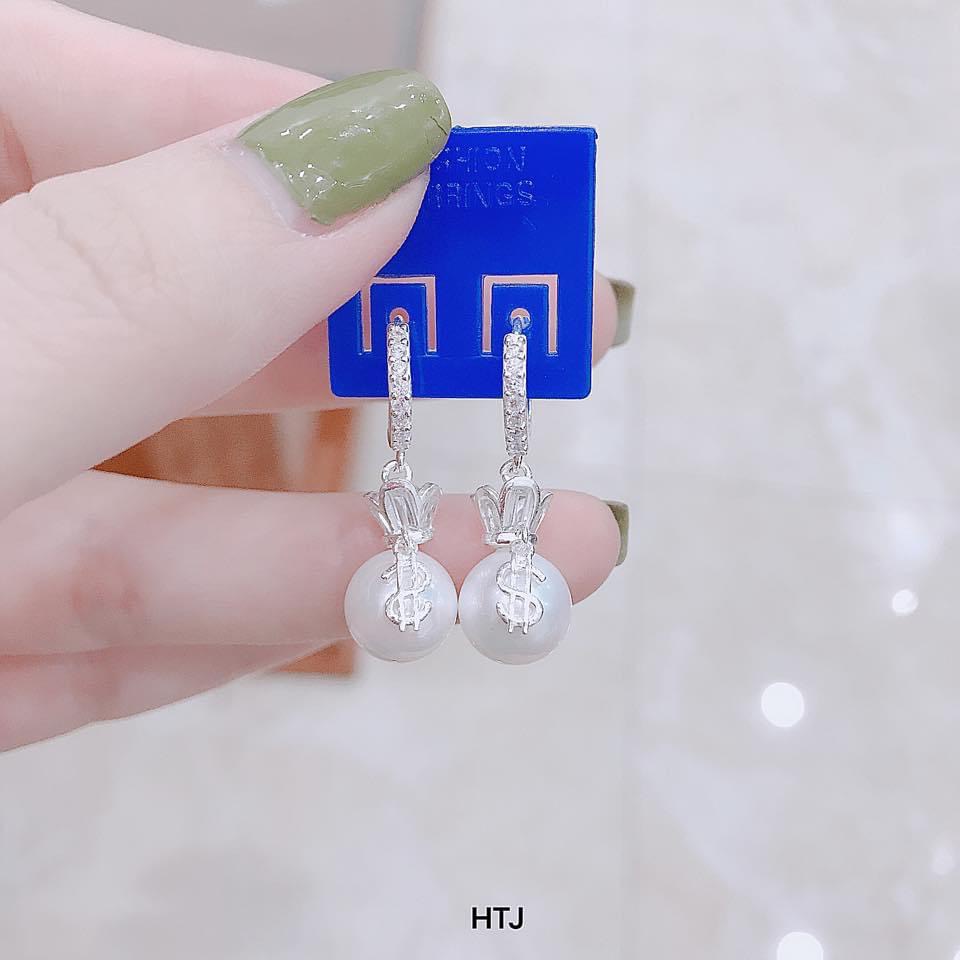 Bông tai túi tiền bạc ta mang lại tài lộc may mắn - Kho sỉ bạc Nhất Linh