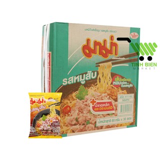 Thùng 30 gói Mì Mama thịt heo bằm 60g