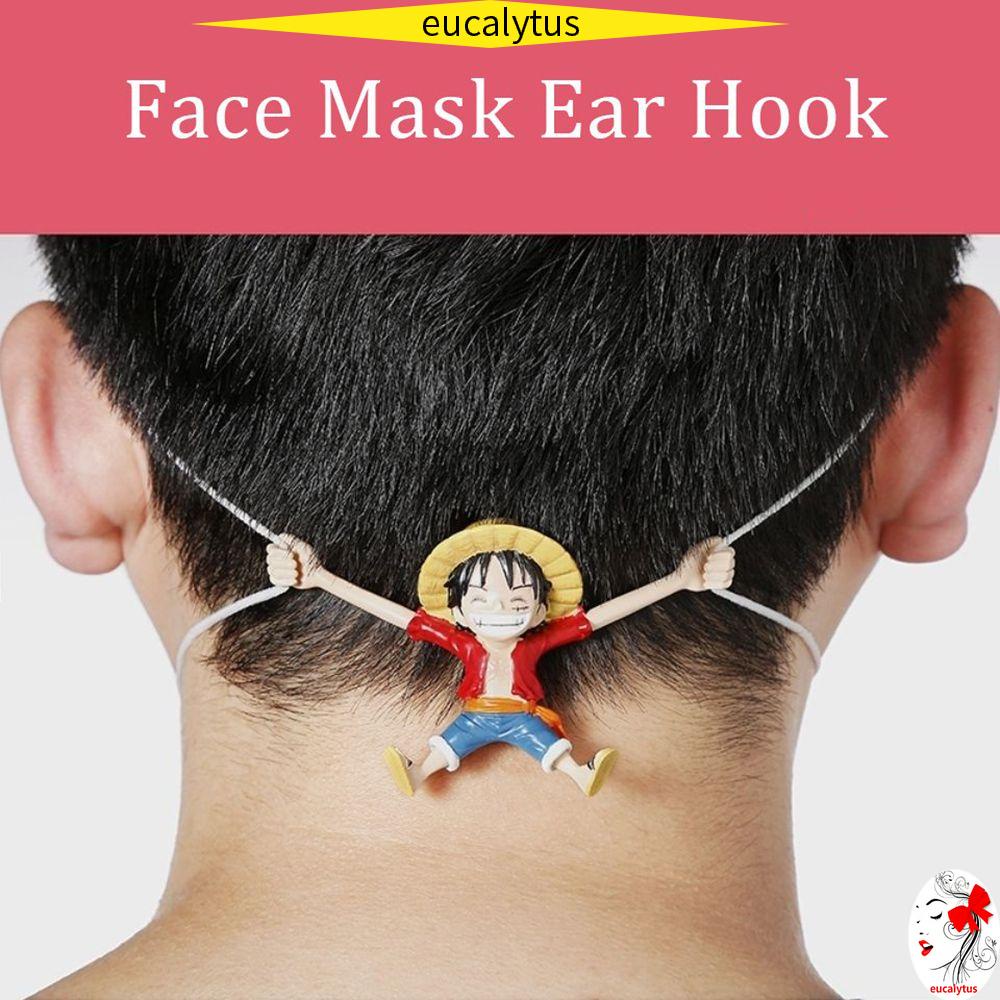 Móc Nối Cố Định Tai Nối Khẩu Trang Chống Đau Tai Hình Hoạt Hình One Piece Dễ Thương