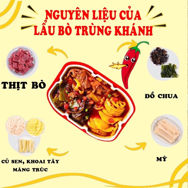 LẨU BÒ TỰ SÔI TRÙNG KHÁNH