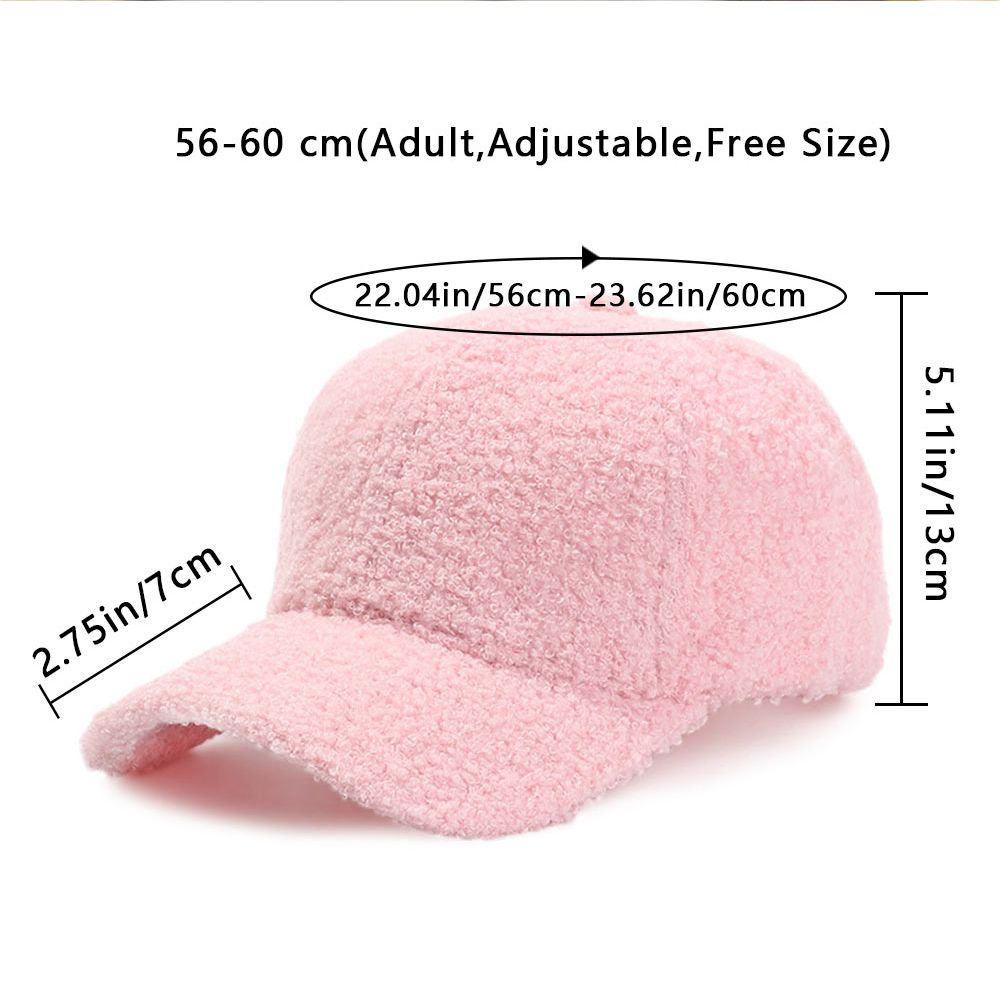 Nón lưỡi trai bằng vải lông thêu chữ M màu sắc thời trang thu đông phong cách Hàn Quốc cho nữ