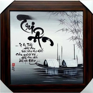 Tranh tri ân thầy cô nhân ngày 20/11 tặng kèm khung