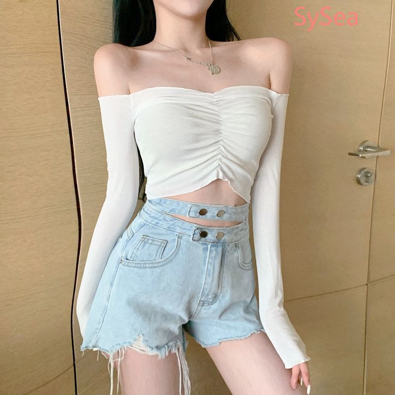 Quần short denim ống rộng thời trang hè cho học sinh