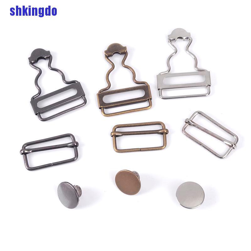 1 Bộ nút kim loại nút cài cho quần yếm denim