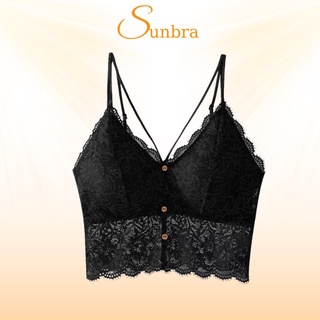 Áo Bra Ren Hoa 4 Khuy Mềm Mại Siêu Thời Trang SUNBRA 9965