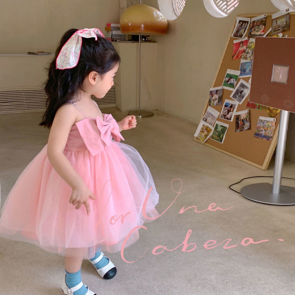 Đầm công chúa thời trang mùa hè Hàn Quốc dành cho bé gái