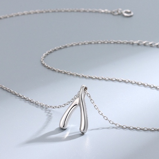 Dây chuyền vòng cổ mạ bạc 925 cao cấp thiết kế hàn quốc chính hãng trang sức bạc CINLA DC033